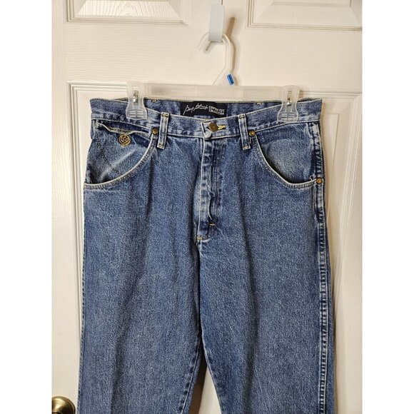 Wrangler George Strait Cowboy Cut Jeans 31x36 Cowboy Rodeo Western Straight Leg - Picture 2 of 11